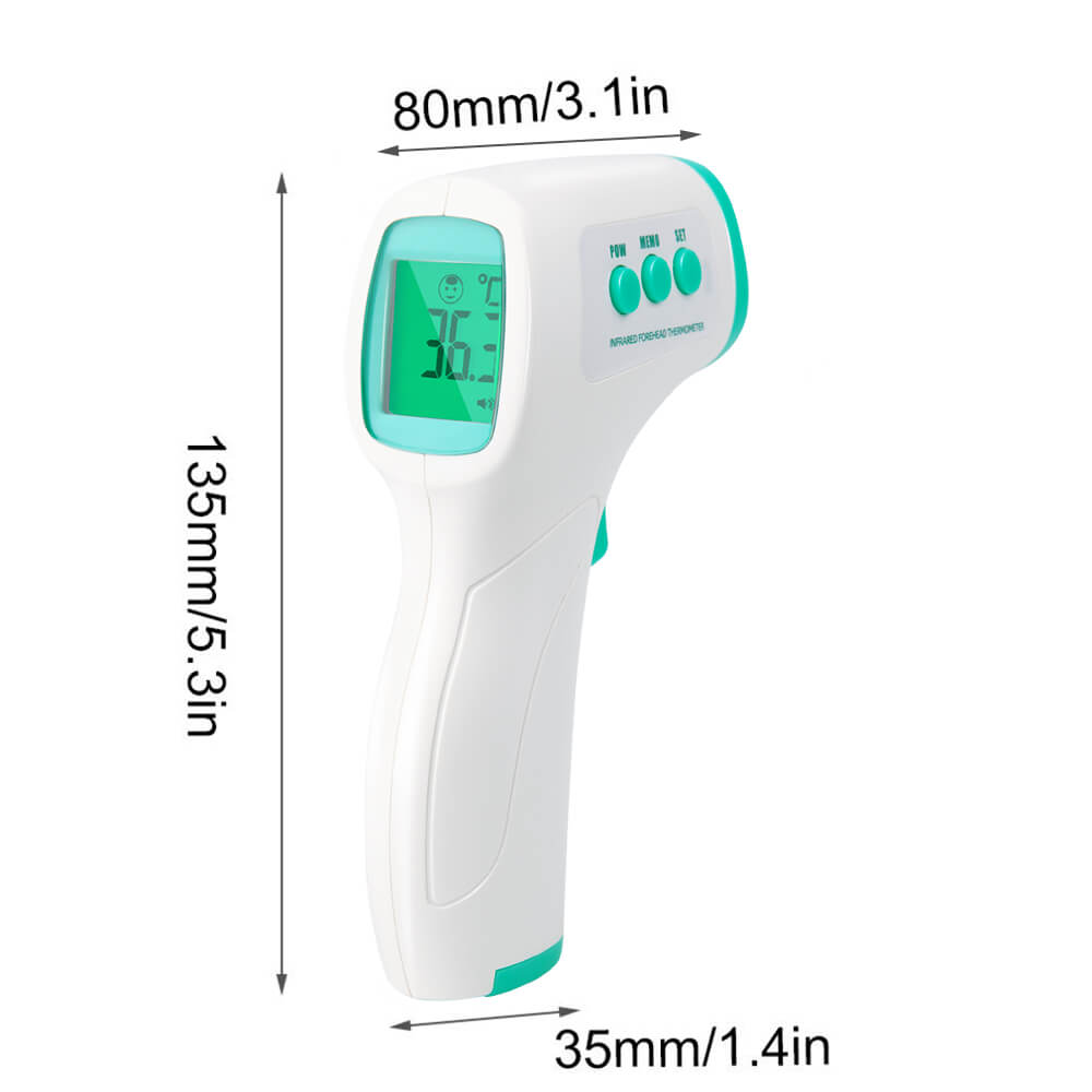 No Contact Digital Fever Forehead Thermometer for Adults and Babies